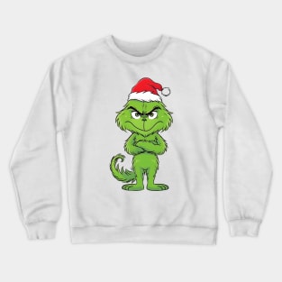 Grinch Cartoon Full of Christmas Cheer Crewneck Sweatshirt